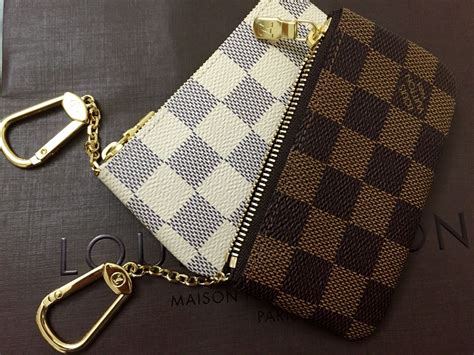 lv cles damier ebene|Key Pouch .